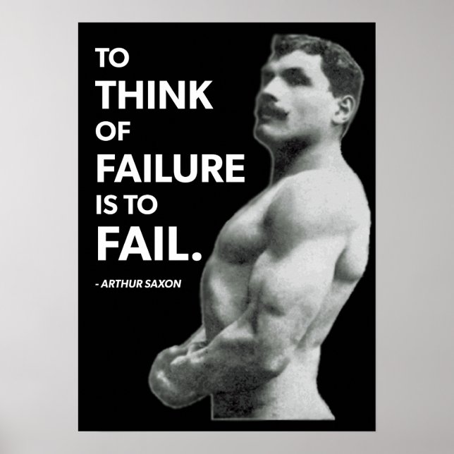 Workout Motivational Poster (Front)