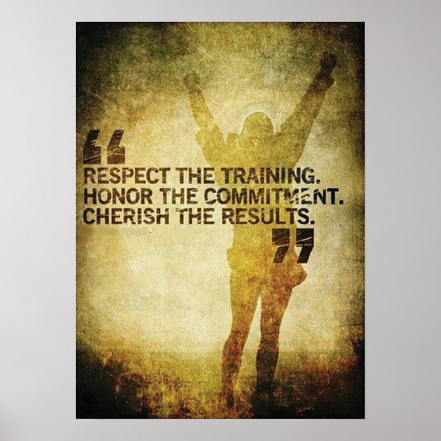 Workout Motivational Poster (Front)