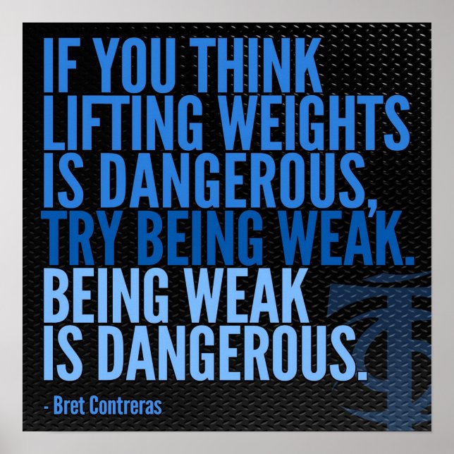 Workout Motivational Poster (Front)