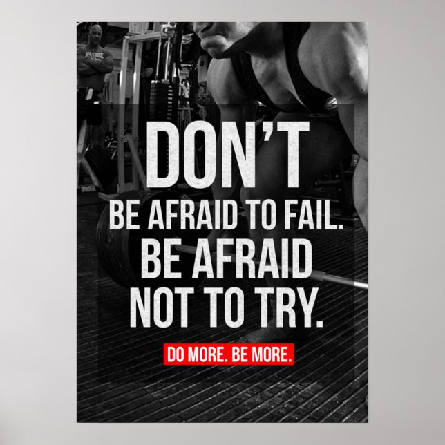 Workout Motivational Poster (Front)