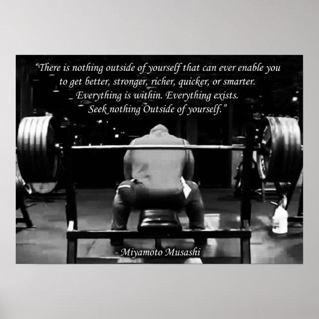 Workout Motivational Poster (Front)