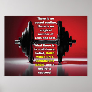 Workout Motivational Poster