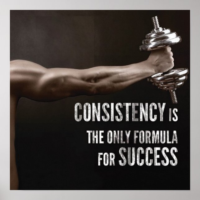 Workout Motivational Poster (Front)