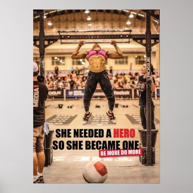 Workout Motivational Poster (Front)