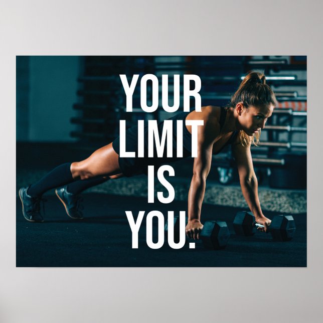 Workout Motivational Poster (Front)