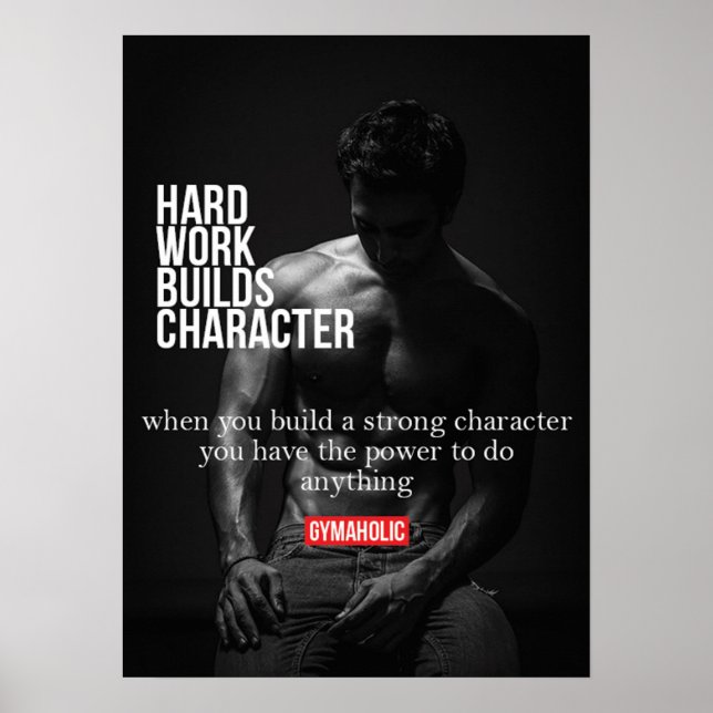Workout Motivational Poster (Front)