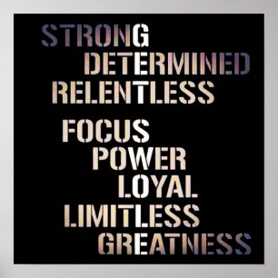 Workout Motivational Poster