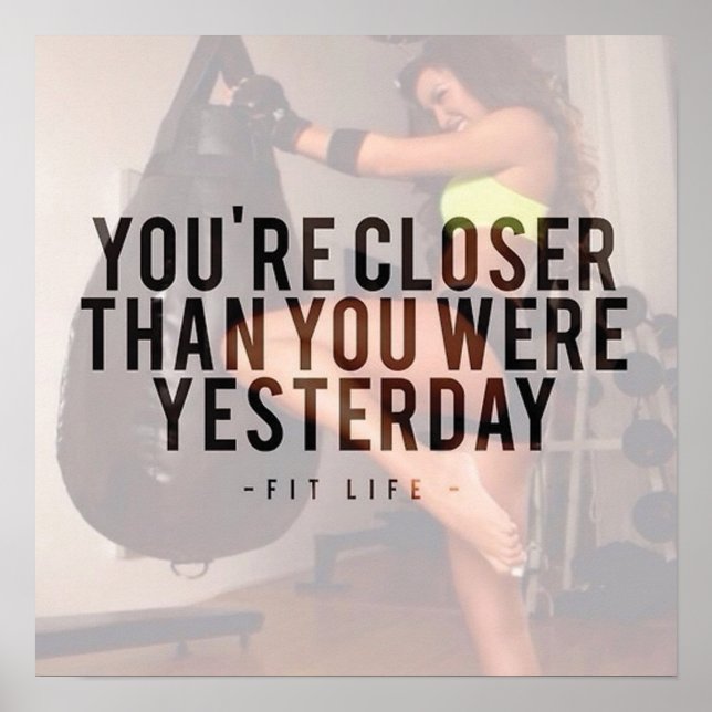 Workout Motivational Poster (Front)