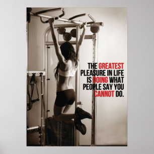 Workout Motivational Poster