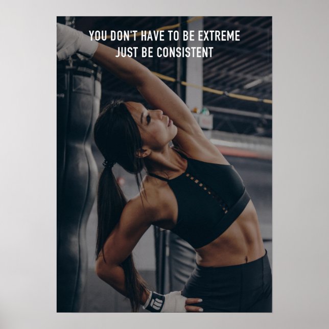 Workout Motivational Poster (Front)