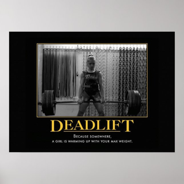 Workout Motivational Poster (Front)