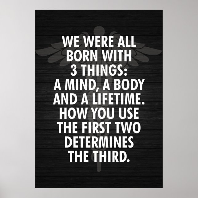 Workout Motivational Poster (Front)