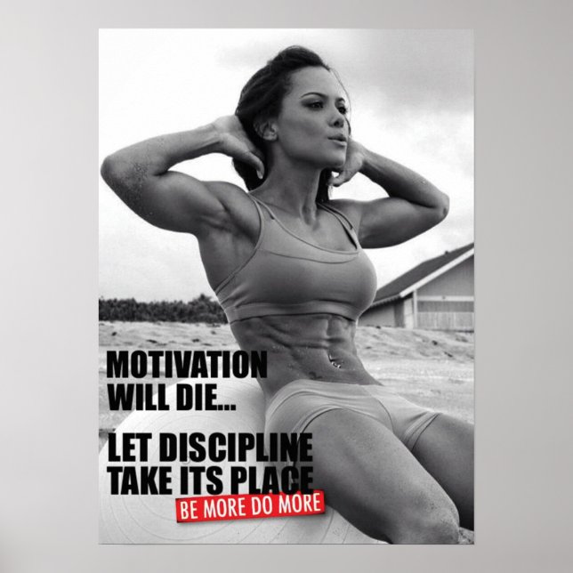 Workout Motivational Poster (Front)