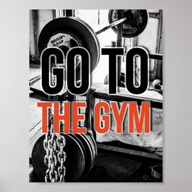 Workout Motivational Poster (Front)