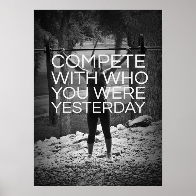 Workout Motivational Poster (Front)