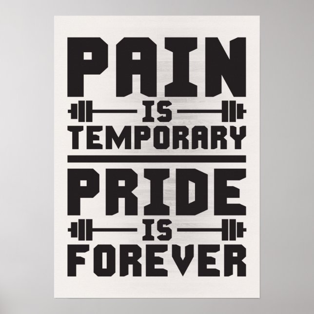 Workout Motivational Poster (Front)