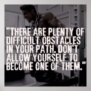 Workout Motivational Poster