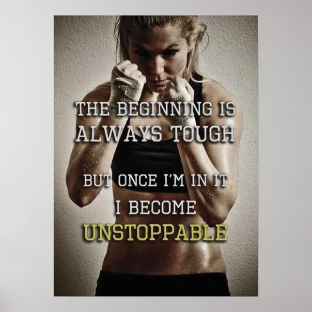 Workout Motivational Poster (Front)