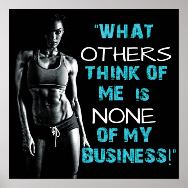 Workout Motivational Poster (Front)