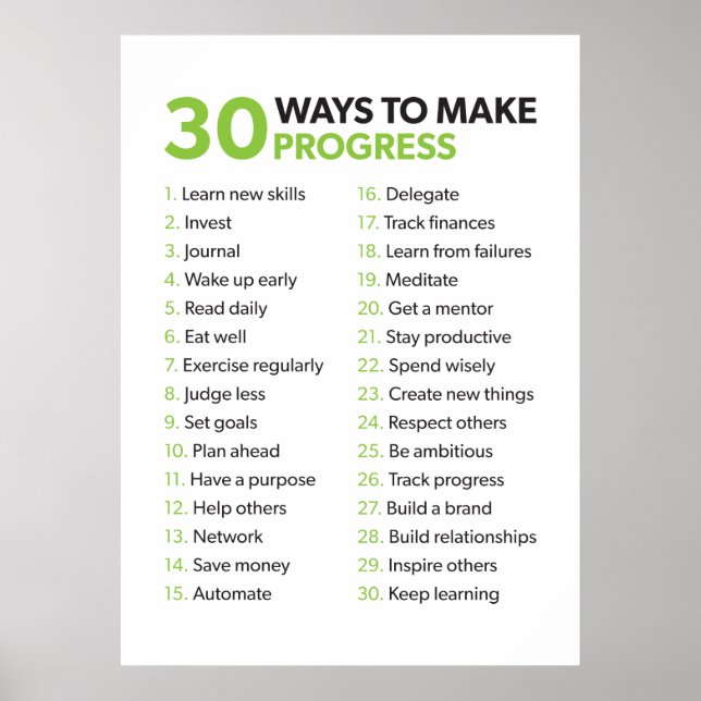 Workout Motivational Poster (Front)