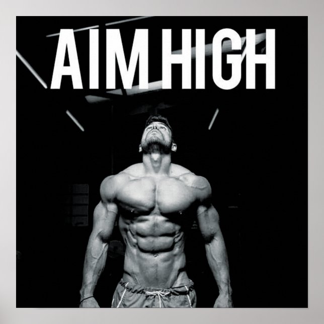 Workout Motivational Poster (Front)