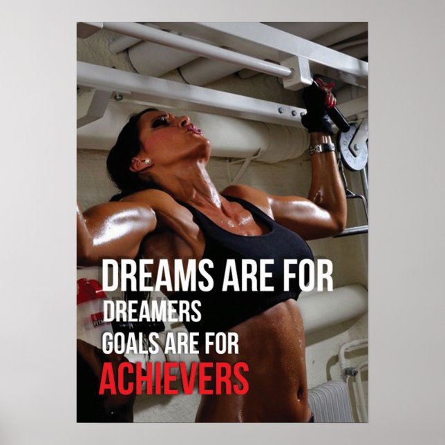 Workout Motivational Poster (Front)