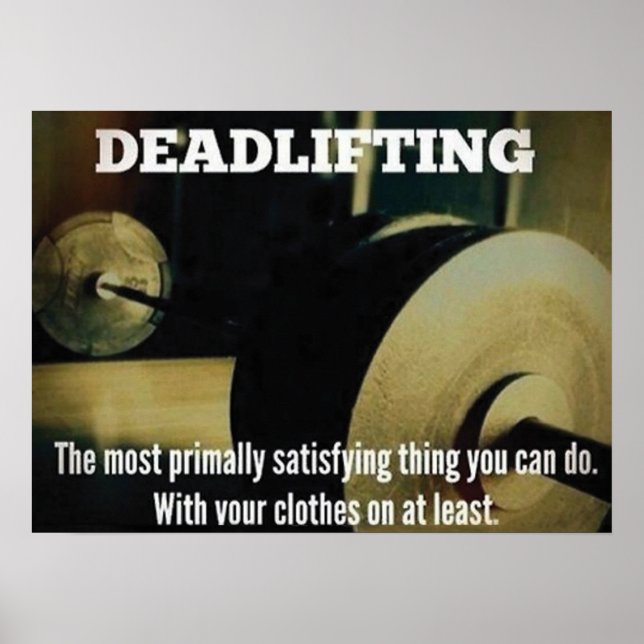 Workout Motivational Poster (Front)