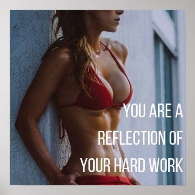 Workout Motivational Poster (Front)