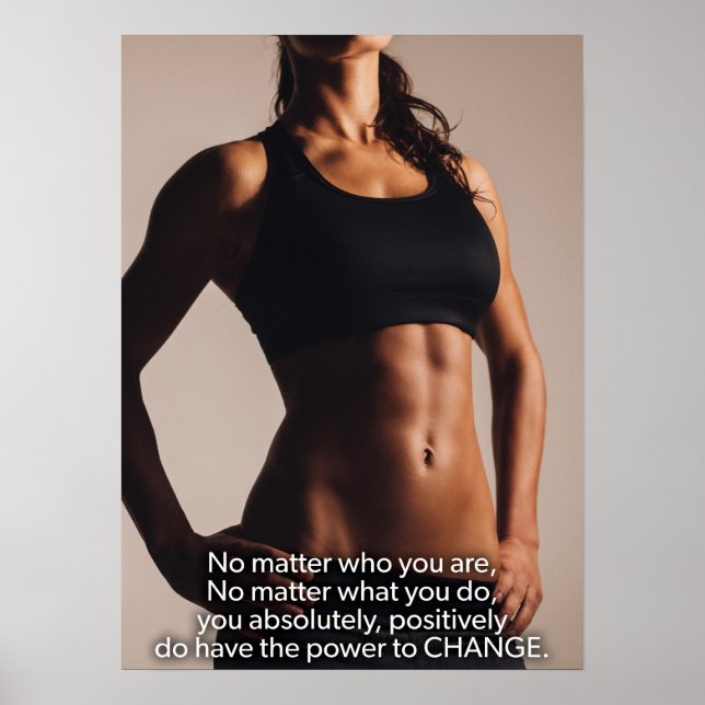Workout Motivational Poster (Front)