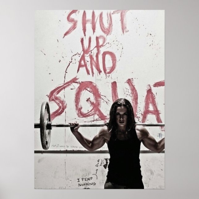 Workout Motivational Poster (Front)