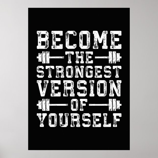 Workout Motivational Poster (Front)