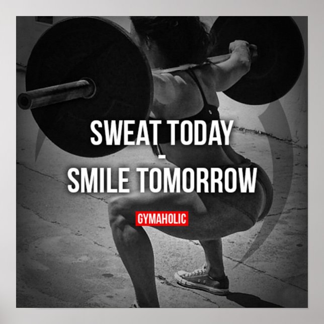 Workout Motivational Poster (Front)