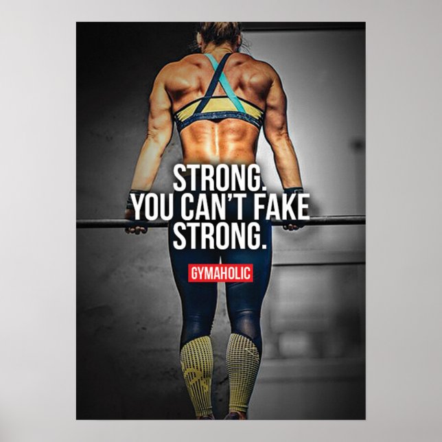 Workout Motivational Poster (Front)