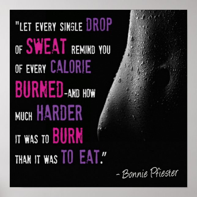 Workout Motivational Poster (Front)