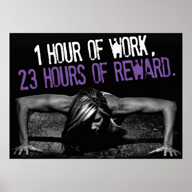 Workout Motivational Poster (Front)