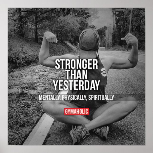 Workout Motivational Poster (Front)