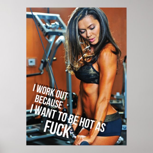 Workout Motivational Poster (Front)