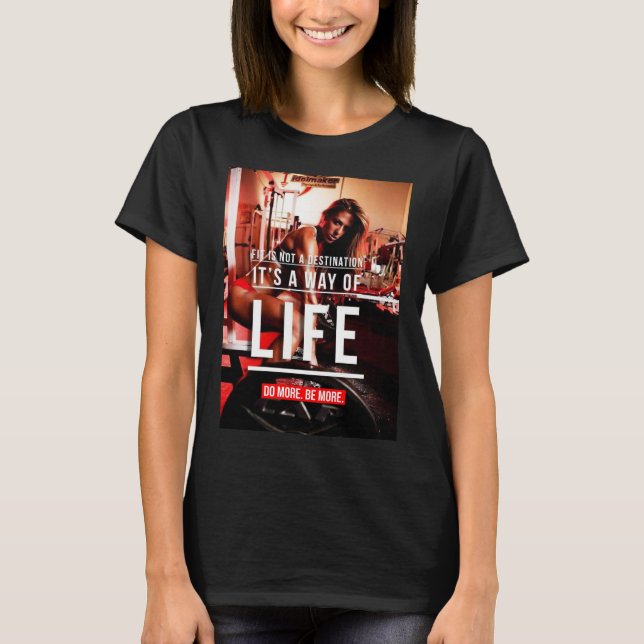 Workout Motivational T-Shirt (Front)
