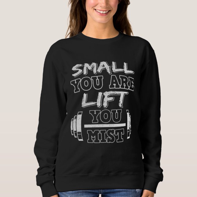Workout Muscle Building Weight Lifting Strength Sp Sweatshirt (Front)