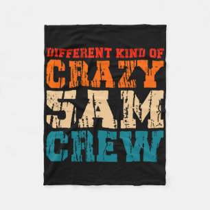 Workout Squad 5 Am Crew Funny Gym Saying Vintage Fleece Blanket