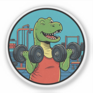 Workout T-Rex - Funny Dino Gym Motivation