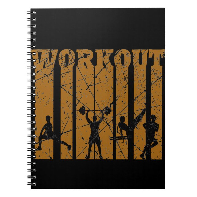 Workout | The best gifts for gym lovers Notebook (Front)