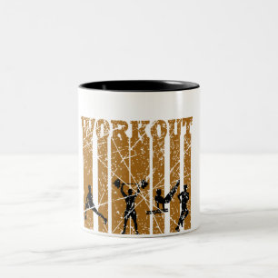 Workout   The best gifts for gym lovers Two-Tone Coffee Mug