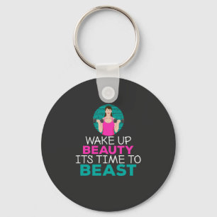 Workout - Wake Up Beauty Key Ring