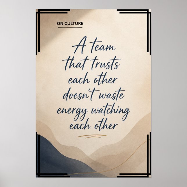 Workplace Culture Poster (Front)
