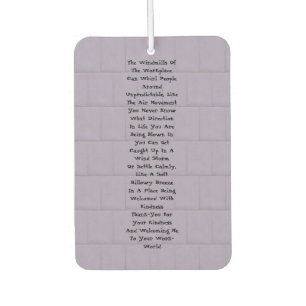 Workplace Inspiration Car Air Freshener