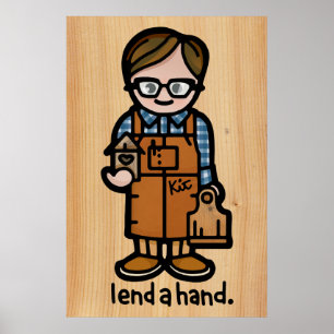 workroom wallhanging. poster