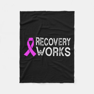 Works End Addiction Overdose Awareness Fleece Blanket