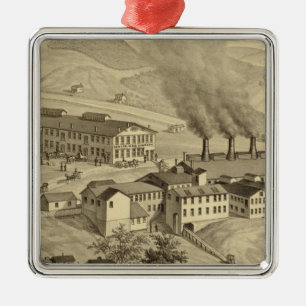 Works of Central Glass Company in West Virginia Metal Tree Decoration