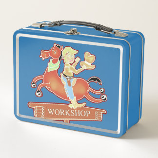 Workshop Cowboy Metal Lunch Box